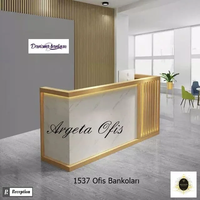 1537 Karşılama Bankoları - Prestij ve Güven Vurgulu Tasarım 1537 Karşılama Bankoları