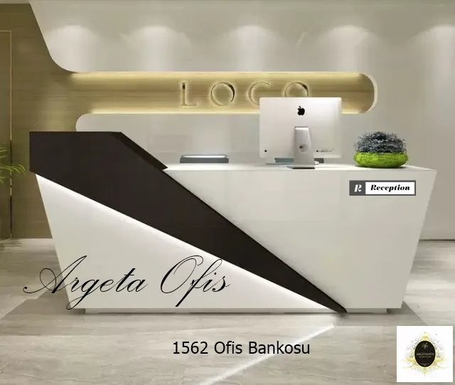 1562 Karşılama Bankoları - Yüksek Arkalıklı Fonksiyonel 1562 Karşılama Bankoları